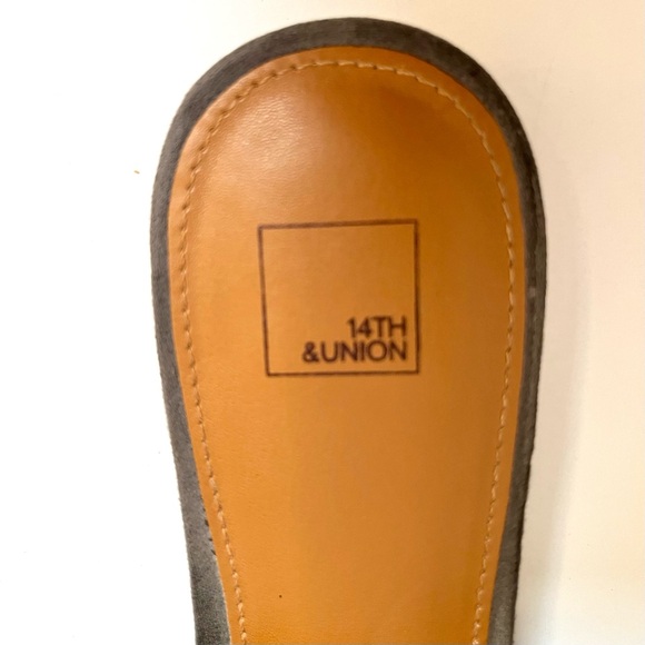 Suede & Embroidered Slides Size 7.5 •Nordstroms 14th & Union - Picture 8 of 9